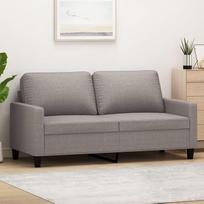Dvivietė sofa Dvigulė sofa Sofa Lounge Sofa Relax Sofa Svečių sofa Minkšta sofa Loveseat Sofa svetainei Miegamasis Svečių kambarys Taupe 140 cm audinys