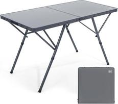 EVER ADVANCED sulankstomas stovyklavimo stalas 120 x 60 cm XL 4-6 žmonėms Sulankstomas stalas iki 60 kg Tvirta konstrukcija stovyklavimui, piknikui, sodui, balkonui