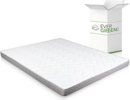 EVERGREENWEB 12 cm aukščio ortopedinis vandens putų čiužinys sofai-lovai, hipoalerginis ir ergonomiškas čiužinys su baltu užvalkalu 140 x 190 cm - Dviaukštė lova