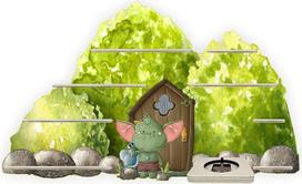 Farbklecks-Collection Gnomville Boy Music Box lentyna - tinka Toniebox - lentyna su vieta dėžutei ir 40-45 figūrėlėms