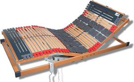 FMP Matratzenmanufaktur Rhodos EL Comfort 7 zonų lentjuostinis rėmas - galvūgalio ir kojūgalio lenta Elektra reguliuojamas 2 plokščių zonų lentjuostinis rėmas 120 x 200 cm