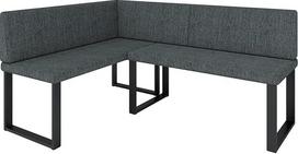 FURNISTAR "Akiko" metalinių kampinių suolų komplektas jūsų valgomajam, virtuvei, moderniam kambariui, svetainės zonai, valgomojo kampeliui. Puikiai tinka virtuvei, biurui ir priimamajam. Tvirtas ir tvirtas dizainas (INARI 96, 142 x 196 cm kairė)
