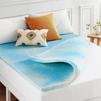 Geriausia kaina Čiužinys Swirl Gel AeroBreeze Cooling Airflow Memory Foam Mattress Topper 2" Double