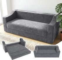 Grindų sofa Sulankstoma sofa "Debesis" 160 cm svečių lova 2 vietų sofa Modulinė sofa su miego funkcija Gili sėdynė Stabili ergonomiška svetainė / miegamasis / biuras / butas