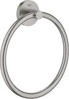 GROHE Start 41174DC0 Rankšluosčių laikiklis (medžiaga: metalas, paslėptas tvirtinimas, galima klijuoti arba gręžti), "Super Steel