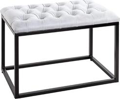 HAKU Möbel taburetė Pilka juoda metalinė tekstilės audinys Matmenys W 60 cm x H 45 cm x D 40 cm Stilius: Pramoninis