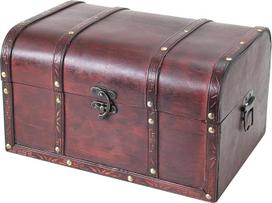 HMF 6406-135 Medinė lobių skrynia, 35 x 25 x 20 cm, didelė, Portugalija