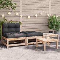 Homgoday Sodo sofa be porankių su pagalvėlėmis ir atramomis kojoms, lauko sofos sodo lovai Sofa Sofa Sodo sofa Svetainės sofa Patio lauko baldai A1