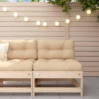 Homgoday Vidurio sofa su pušies pagalve Sofa lova Gyvenamasis kambarys Sofos lauko sodo sofa Sodo sofa sodo svetainei Patio lauko baldai