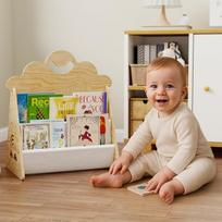 ids Knygų lentyna Medinė vaikų knygų spinta Vaikų saugojimo įrenginiai, Holz Kinder Bücherregal,Montessori Bücherregal, geeignet für Kinderzimmer, Kindergarten & Klassenzimmer Kinderzimmer Bücherregale