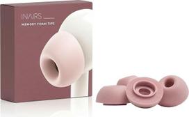 INAIRS Suderinamas su "AirPods Pro" 1-osios ir 2-osios kartos ausinėmis (5 poros L) - Rožinis