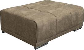 invicta INTERIOR Elegancia Moderni taburetė 110 cm Taupe su dekoratyviniu dygsniavimu didelei sofai
