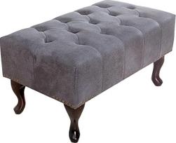 invicta INTERJERAS riess-Ambiente Chesterfield kojūgalis Antique Grey su sagų dygsniais ir kniedžių apdaila