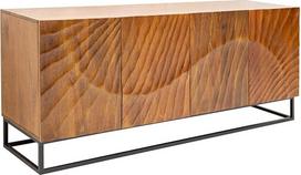 invicta INTERJERAS Scorpion Solid Sideboard 177 cm Rudos spalvos mango mediena Išdirbti 3D raižiniai Komoda