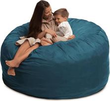 Įvairių dydžių ir spalvų "ULTIMATE SACK Bean Bag" - milžiniški baldai su putplasčio paminkštinimu, skalbimo mašina skalbiamais užvalkalais, dvigubu susiuvimu - stiprus pamušalas, oda 6000