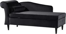 KAWOLA Minkštas minkštasuolis sofa lova Recamiere Sarah Ottoman lovos dėžė Recamiere su miego funkcija (163 x 77 x 73)