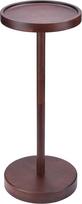 Kietosios akacijos medienos šoninis stalas Gėrimų stalas Kokteilių stalas Mažas apvalus stalas 22" x 9,85" x 9,85" tamsiai rudos spalvos