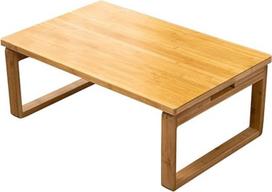 Klappbarer Couchtisch für Balkon, Chat, zusammenklappbar, niedriger Teetisch, kleiner und langlebiger Esstisch, starke Erkerfenstermöbel (spalva: A, dydis: 70 x 50 x 28,5 cm)