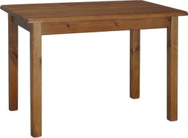 koma Valgomojo stalas Virtuvės stalas Pušies masyvo restoranas 70 x 90 cm Ąžuolo spalva
