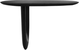 Konsolentisch, Konsolentisch aus Massivholz, 39" schmaler Eingangssofatisch for das Wohnzimmer Flurtisch(Black)