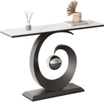 Konsolinis stalas, modernus minimalistinis įėjimo stalas, prieškambario spintelė prie lauko durų, prieškambario stalas (100 cm)