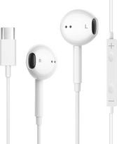 Laidinės USB C ausinės "iPhone 17/16/15 Pro Max Plus", C tipo ausinės "iPad Pro Air Mini", ausinės "MacBook" serijai, "Google Pixel", "Samsung