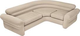 LANGWEI Pripučiama sofa-lovelė, modernūs lauko baldai, išlenktas prabangus šezlongas, pripučiama sofa, sulankstoma nešiojama sofa svetainei