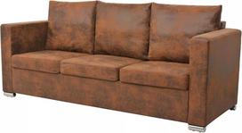 LAPOOH 3-vietė sofa, Svetainės sofa, Svetainės baldai, Jaunimo sofa, Svetainės lova, Sofos ir sofos, Jaunimo, 191 x 73 x 82 cm, Dirbtinė zomša