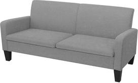 LAPOOH 3-vietė sofa, sofa lova, sofa lova, sofa su miego funkcija, sofa lova, sofos ir sofos, Relax sofa, 180 x 65 x 76 cm, šviesiai pilka