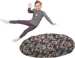 Lauko sėdynės pagalvėlė vaikams, XL, 110 cm skersmuo, fotelis, XXL pūkuota XXL pagalvėlė, milžiniškas pupų maišas, 145 cm skersmuo (Camouflge, 110 cm skersmuo)
