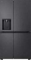 LG GSJC40EPPE Šaldytuvas "Side-by-Side" su šaldikliu - "Door-in-Door" funkcija, fiksuota vandens jungtis, "Total NoFrost", modernios plokščios durys, matinis juodas metalikas, 641 L