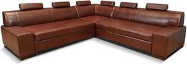 LONDIRE6Z London I RE 6z Tikros odos kampinė sofa 262 x 262 cm Sofa-lova su lovos funkcija, lovos dėže ir galvos atlošais Tikros odos kampinė sofa Daug spalvų