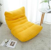 Lounge Chair Lazy Floor Sofa Accent Bean Bag Couch for Living Room Corner Chair Miegamojo kambarys Salonas Biuro Lazy Sofa Kėdės Geltonos spalvos