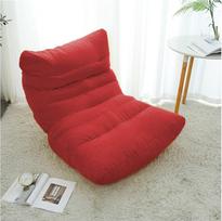 Lounge Chair Lazy Floor Sofa Accent Bean Bag Couch for Living Room Corner Chair Miegamojo salonas Biuro Lazy Sofa Kėdės Raudona