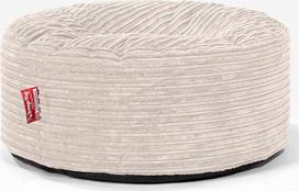 Lounge Pug Pouf Bean Bag 65 cm apvalus dramblio kaulo spalvos velvetinis audinys Patogi taburetė ar pėdkelnė