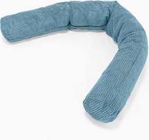 Lounge Pug, "CloudSac C150-L" pagalvė šoniniam miegui, latekso plaušelių mišinys, "Pom-Pom Turquoise