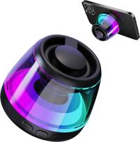 Magnetinis "Bluetooth" garsiakalbis, belaidis garsiakalbis su RGB šviesos šou, nešiojamasis garsiakalbis "MagSafe" telefono stovui, telefono stovas "iPhone 16/15/14/14/13/12 Series/Samsung/Google