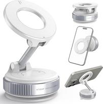 MagSafe suderinamų įrenginių magnetinis automobilinis telefono laikiklis - baltas