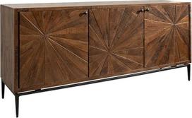 MASSIVMOEBEL24.DE Mango bufetas 183 x 46 x 84 cm Rudos spalvos lakuoti stiliaus baldai #110