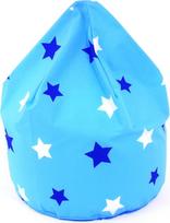 Medvilnės mėlynos žvaigždės Bean Bag vaiko dydis