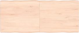 Medžio masyvo stalo viršus nebaigtas 140 x 60 x (2-6) cm Neapdoroto krašto pakeitimo stalas virtuvės centrui Valgomojo stalo stalviršis Rankų darbo natūralaus medžio viršus "pasidaryk pats" baldams Reguliuojamas dydis A