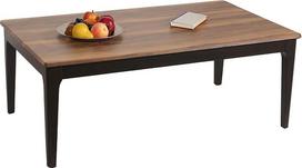 Mendler HWC-M55 Kavos staliukas Medžio masyvas HDF laminatas Melaminas 46 x 120 x 70 cm Šešamedžio medienos išvaizdos tamsios kojos