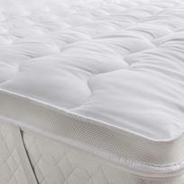 Mikropluošto čiužinys Topper Hollowfibre užpildymas Anti alergija itin minkštas oro srauto čiužinio apsauga King dydis 5ft x 79 "