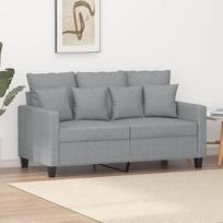 Minkštas minkštasuolis 359259 2 vietų sofa sofa 2 vietų minkštasuoliai gyvenamajam kambariui Sofa minkštasuoliai šviesiai pilka 120 cm audinys