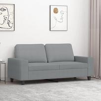 Minkštas minkštasuolis 359391 2 vietų sofa sofa 2 vietų minkštasuoliai svetainei Sofa minkštasuoliai šviesiai pilka 140 cm audinys