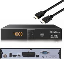 MK Digital HD-S3 1080p Full HD palydovinis imtuvas Scart, HDMI, EPG USB medijos grotuvas "Astra-Hotbird-Türksat" iš anksto suprogramuotas