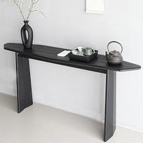 Moderner Konsolentisch, Beistelltisch Schmal, Flurtisch Aus Eschenholz für Wohnzimmer, Couch, Flur oder Büro(130 * 35 * 80 cm/51 * 14 * 31 in)