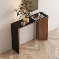 Modernus minkštasuolis Holz, Flurtisch Mit Offenem Rahmen-Design, Schmaler Schrank Flur Für Eingang, Wohnzimmer Und Flu(31.5")