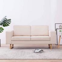 MOONAIRY 2 vietų sofa, grindų sofa, šezlongas, maža sofa, sofa, sofa, sofa, poilsio sofa, sofos ir sofos, svetainės sofa, svetainės sofa, svetainės sofa, audinio kreminė balta