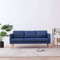 MOONAIRY 3 vietų sofa, grindų sofa, šezlongas, maža sofa, sofa, sofa, poilsio sofa, sofos ir sofos, svetainės sofa, svetainės sofa, svetainės sofa, audinio mėlyna
